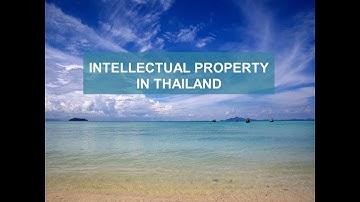 REVISE THAI INTELLECTUAL PROPERTY IN 3 MINUTES