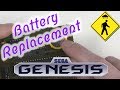 Sega Genesis/Mega Drive Games Battery Replacement