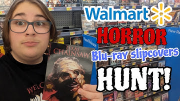 New Halloween horror Blu-ray movie slipcovers at Walmart! Blu-ray hunt!