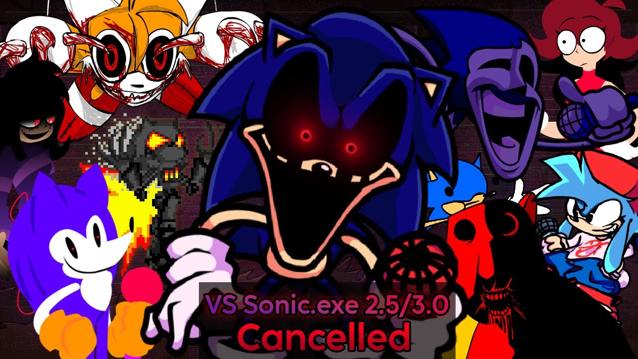 VERSUS SONIC.EXE 3.0 got Cancelled Unfinished SONIC.EXE 2.5/3.0  INCOMPLETE OFFICIAL RELEASE 