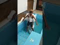 Kayden getting baptized