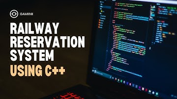 C++ Train Management System | Object-Oriented Programming Project || @gamiinii