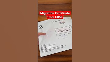 Duplicate Migration Certificate from CBSE Online order #shorts #cbse #migration #explore #documents