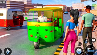 Modern Tuk Tuk Auto Rickshaw Driving Gameplay #2 | Android Gameplay