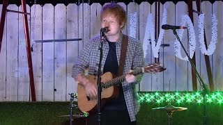 Video thumbnail of "Ed Sheeran - Sing (Live at TFIOS Premiere)"