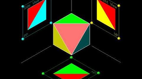 Isometric to Orthographic - 3D Visualization of Super Slant Cube | Engineering Graphics with AutoCAD