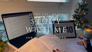 2-HR 50/10 POMODORO 📚 STUDY WITH ME 📚 STUDY LOFI 🎧 CHILL BEATS, NO NOISE, REAL TIME
