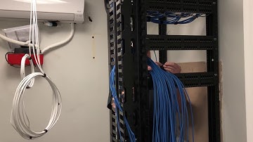 Commscope Patch Panels on 4 Post Chatsworth Rack