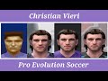 Christian Vieri - Stats Evolution - Winning Eleven 3 ao PES 2009 - PS1 e PS2