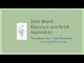 State Board - Manicure and Polish Application (Cosmetology Task 18) (Nail Tech Task 2)