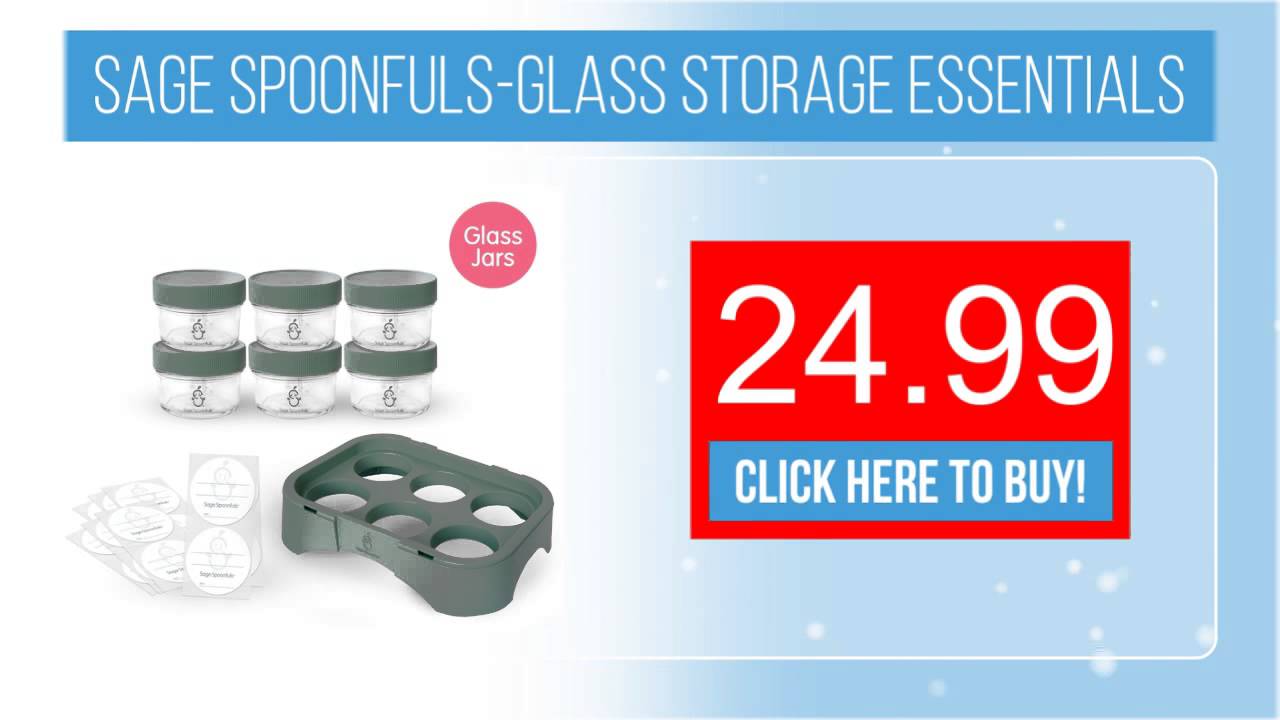 Sage Spoonfuls-Glass Storage Essentials