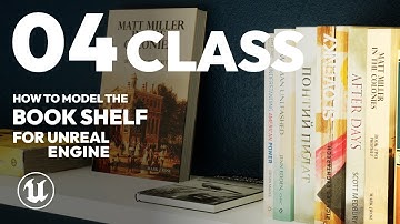 Unreal Engine 5.1 for Architectural Visualization - Modeling Book Shelf