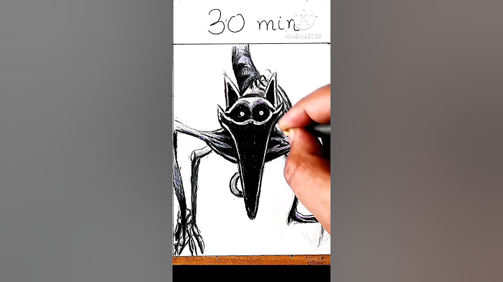 Drawing Nightmare CatNap in 30 sec, 3 min, 30min | Poppy playtime chapter 3
