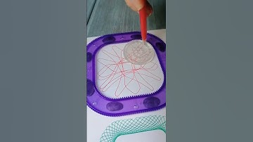 What does this pattern resemble??? Magic Ruler Small ruler, big wisdom #2024 #shorts #Spirograph 243