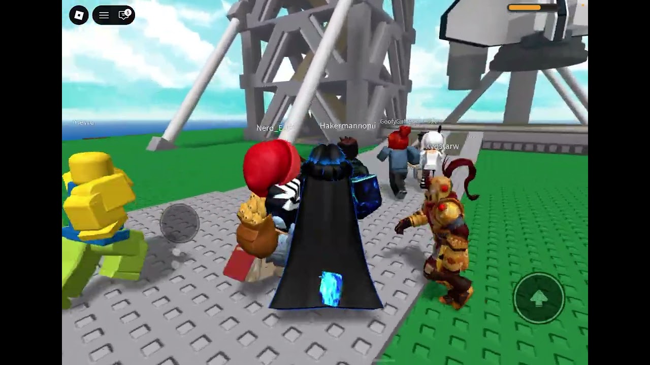 Playing natural disasters on Roblox