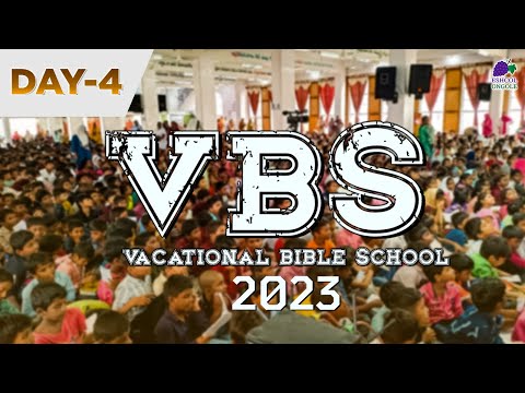 VBS DAY-4 (VACATIONAL BIBLE SCHOOL 2023) AFTERNOON SESSION LIVE ||  04.05.23 || Eshcol, Ongole.