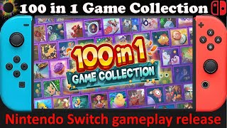 100 in 1 Game Collection - Nintendo Switch gameplay release