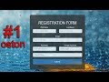 How to create a Registration Form - HTML,CSS & BOOTSTRAP #1