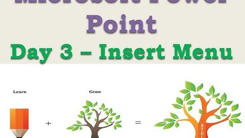 PowerPoint - "Insert menu" Learn & Grow #Shorts #Short