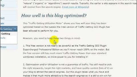 Targeted Web Traffic - Powerful Wordpress Plugin Increases Blog Traffic