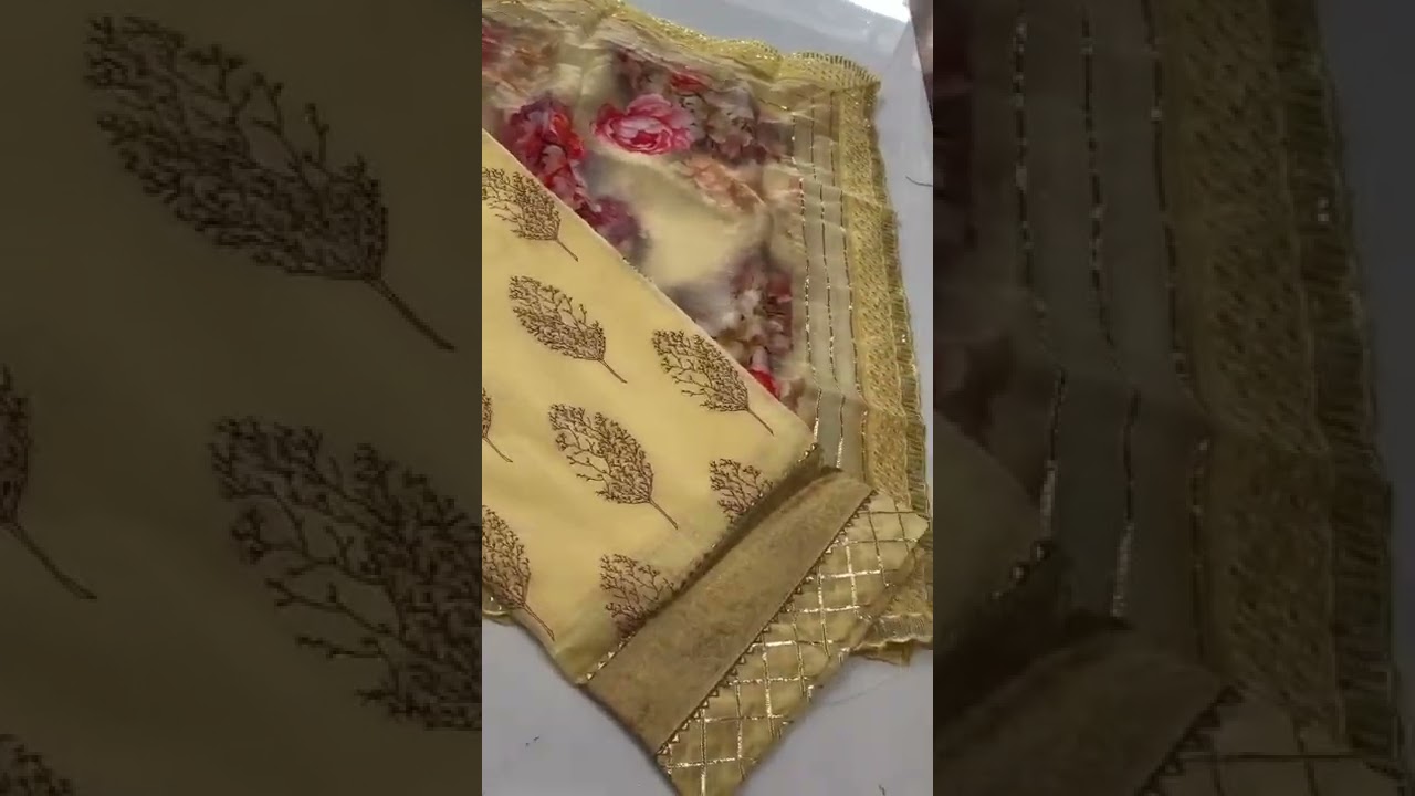 beautiful Chanderi dress material 😍