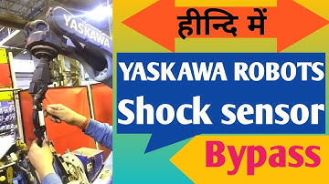 Yaskawa Robots Shock Sensor Bypass kare. How to Sensor Bypass Of Yaskawa Robots. #kick electrical#