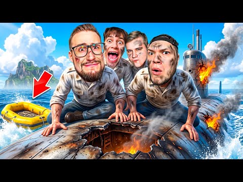 24 HOURS in a SUBMARINE! HELP, WE'RE SINKING! HILARIOUS MOMENTS in S.O.N.A.R.