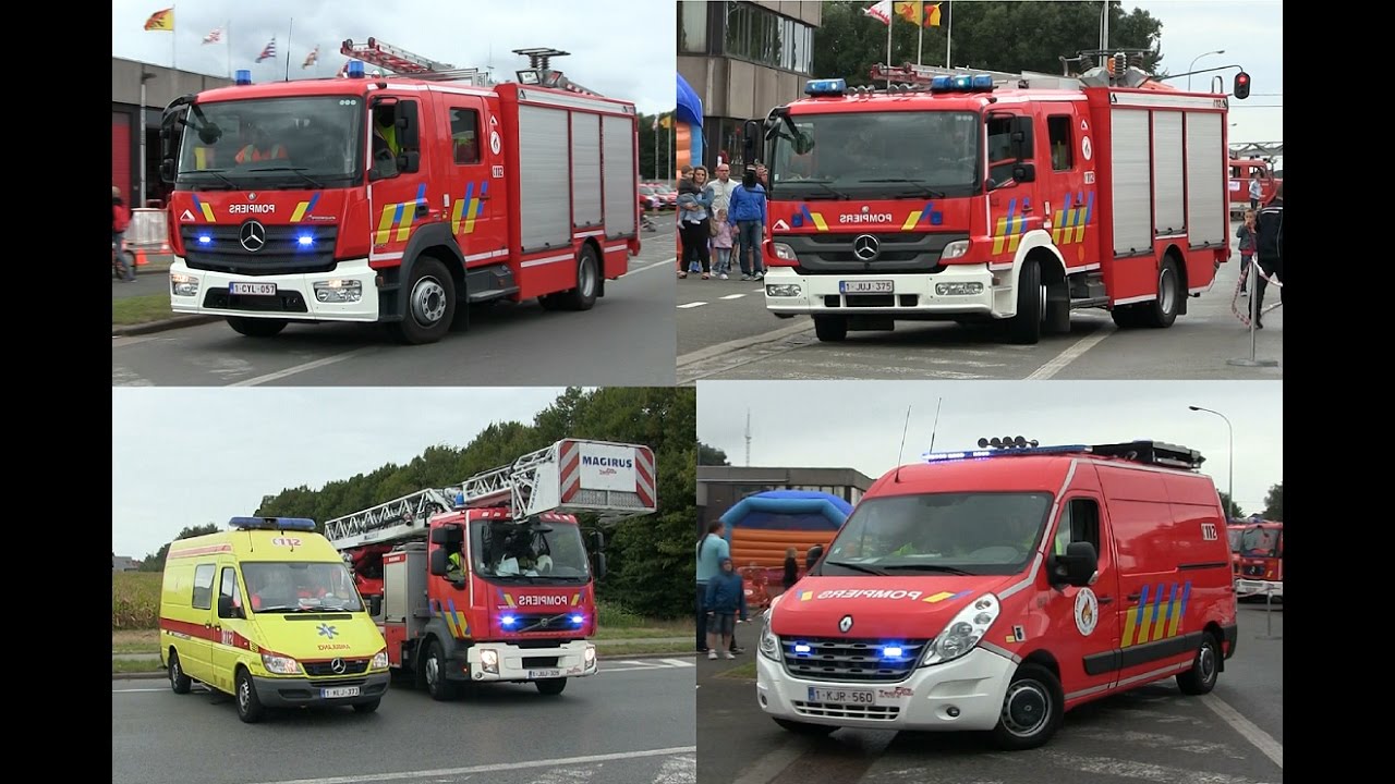 [Compilation] Mouscron Fire Dept. open days 2016