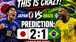 🔥 JAPAN SHOCK BRAZIL? 😱 2-1 Prediction!