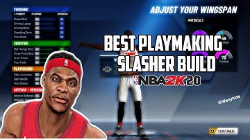 BEST PLAYMAKING SLASHER BUILD IN NBA2K20!