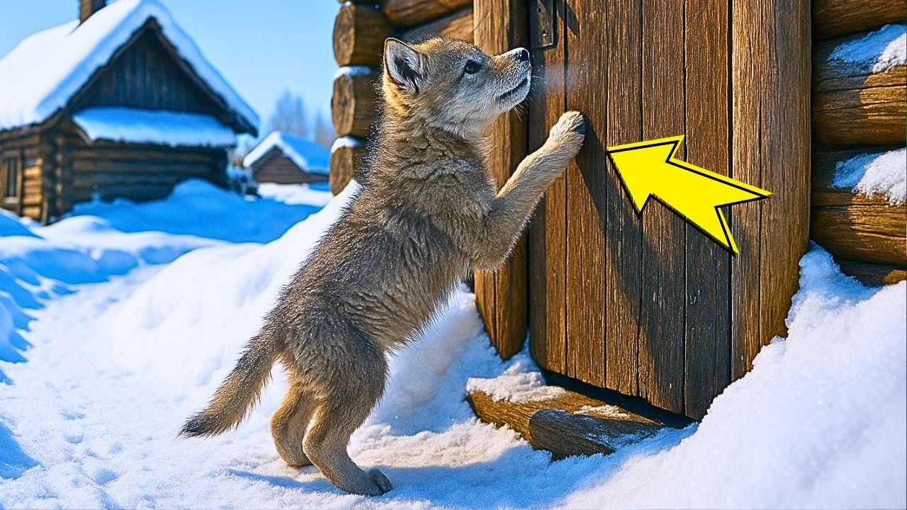 ЗАМЕРЗШИЙ ВОЛЧОНОК СЛЕЗНО ПРОСИЛСЯ В ДОМ… НО ФИНАЛ ЭТОЙ ИСТОРИИ ПОРАЗИЛ ВСЕХ