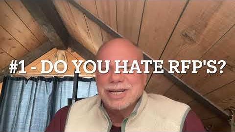 #1   Do you hate RFP