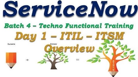 Batch4 :: Day 1 || ITIL - ITSM Overview|| ServiceNow Functional Training || Quebec #Shorts #Short