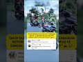 gaya santai di atas motor bikin netizen ngakak#shorts #viral #funny