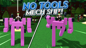No Tools Mech Suit Tutorial In Roblox Build A Boat For Treasure!