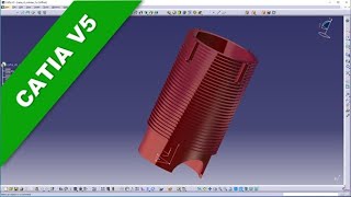 Zylinder - Cylinder (7 cylinder radial engine) - Catia v5 Training - Part Design