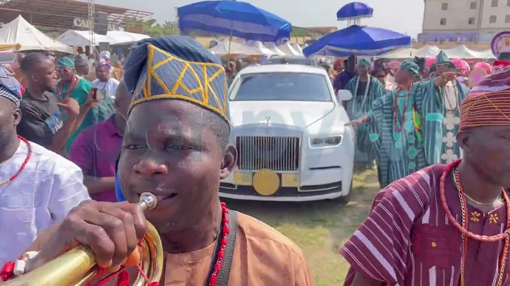 Royal Entrance Of HRM Oba Clement Haastrup Ora Obokun Adimula Of Ilesha At the Iwude Carnival 2025