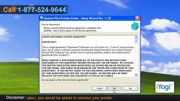 How to install Canon®  laser printer drivers on Windows® XP