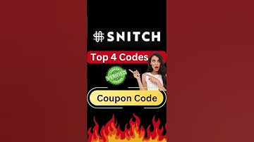 Snitch Coupon Code 2025 Get 50% OFF + Free Shipping! | Snitch Promo Code + Exclusive Deals!