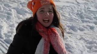 Little Lucy sledding
