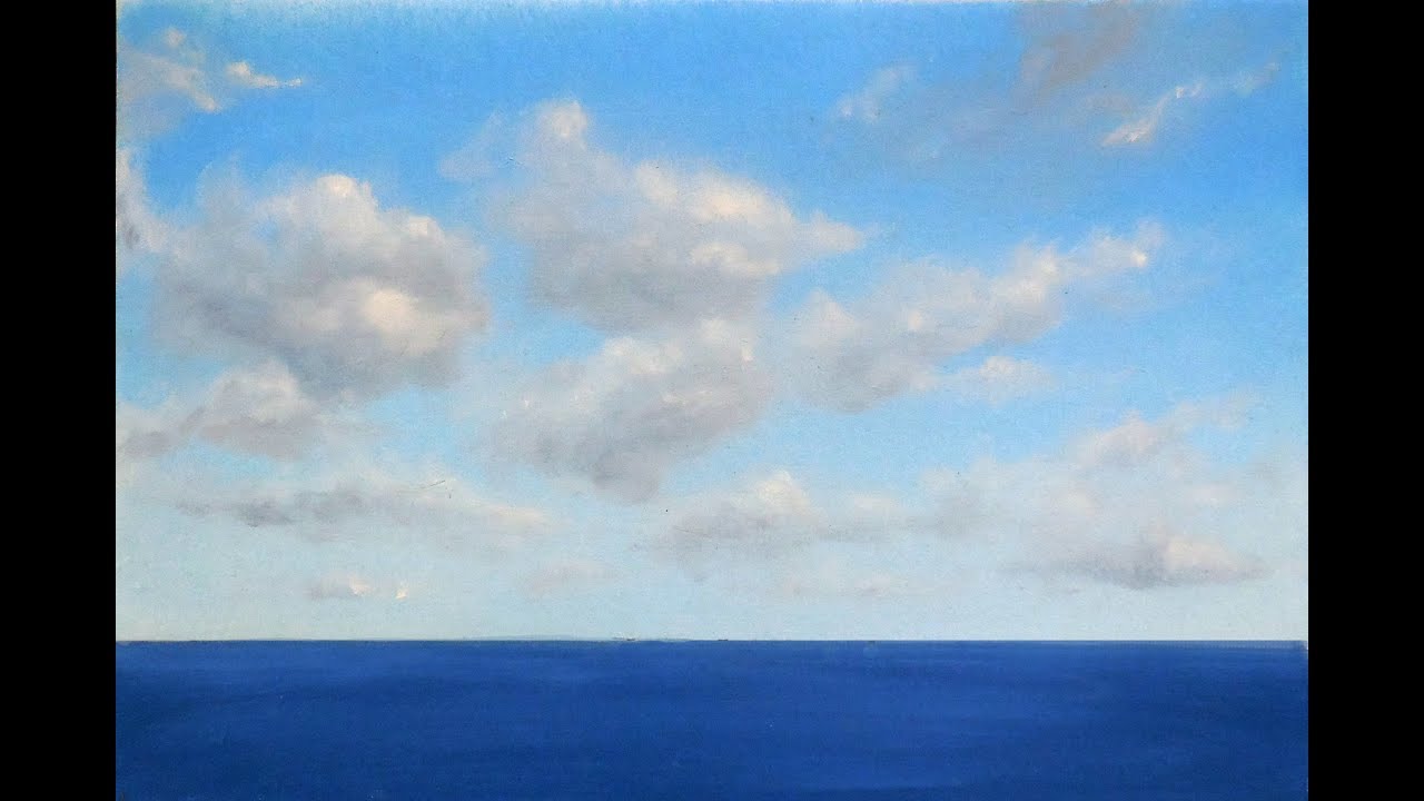 How to Paint Clouds with Oil Paint Tutorial YouTube