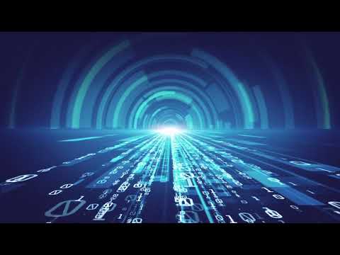 Background Digital technology background binary tunnel effect TOP VIDEOS CREATORS