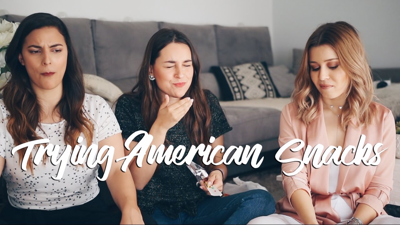 TRYING AMERICAN SNACKS c/ Rita Serrano e Inês Rochinha | Adriana & Ilda