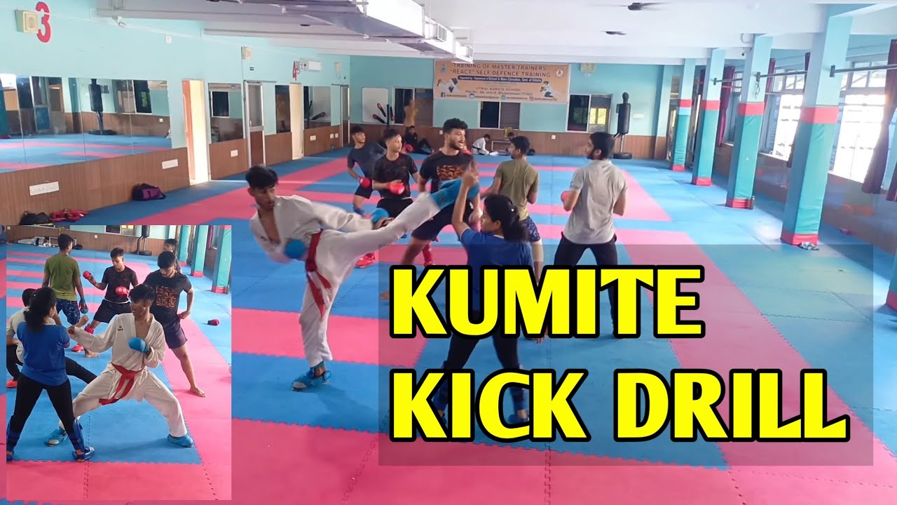 KUMITE KICK DRILL KARATE TRAINING YouTube