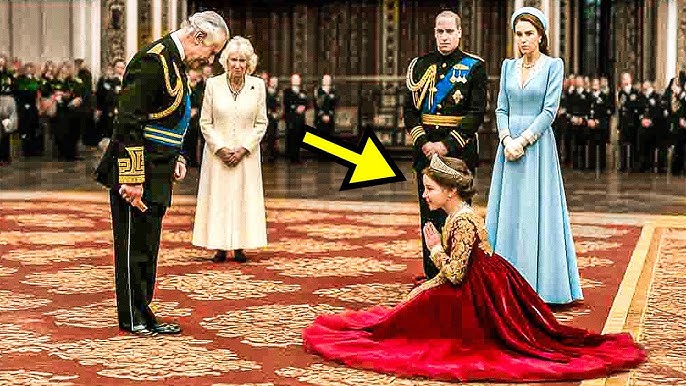 Princess Charlotte Bowed Her Head… Even the Monarch Couldn't Hide Their  True Feelings - YouTube