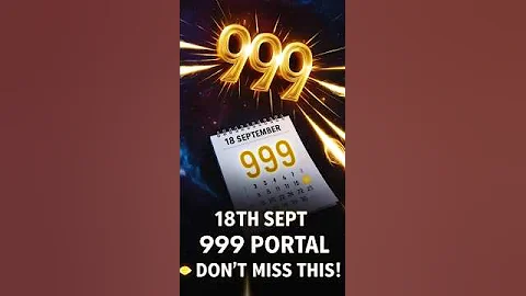 18th September 999 Portal | Your Manifestation Awaits 🌟Don’t Miss This!