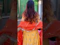 HALDI LOOK GOALS 💖✨Dreamy Haldi Ceremony Look 👗 #shorts #haldiceremony #weddinglook #desifashion