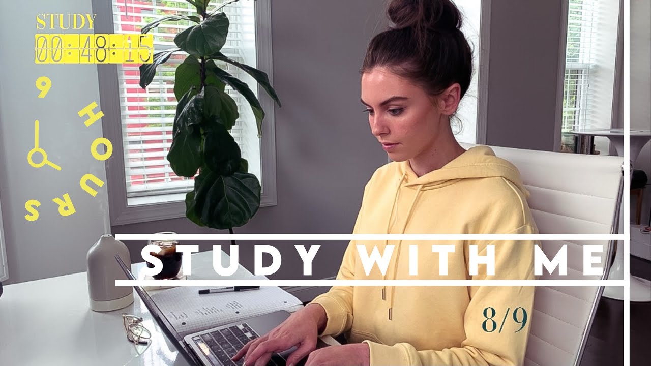 Study with Me for the Bar Exam | Live Pomodoro 50/10 | 9 hours | Study ASMR