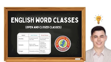The Secret Life of Words: Open vs. Closed English Word Classes