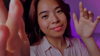 ASMR Slow Hand Movements & Breathy Whispers Until You Close Your Eyes ☁️ So...So...Slow & Sleepy 💤